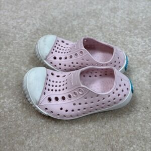 Native Jefferson Child Pink Water Shoes Slip On Toddler Kids Size‎ C4